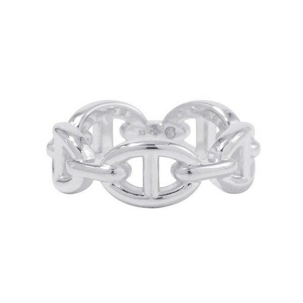 エルメス リング シェーヌダンクル アンシェネPM Enchainee SV925シルバー リングサイズ53 HERMES ジュエリー