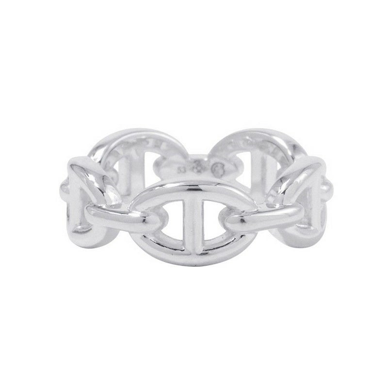 エルメス リング シェーヌダンクル アンシェネPM Enchainee SV925シルバー リングサイズ53 HERMES ジュエリー