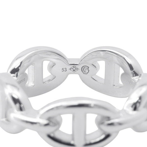 エルメス リング シェーヌダンクル アンシェネPM Enchainee SV925シルバー リングサイズ53 HERMES ジュエリー