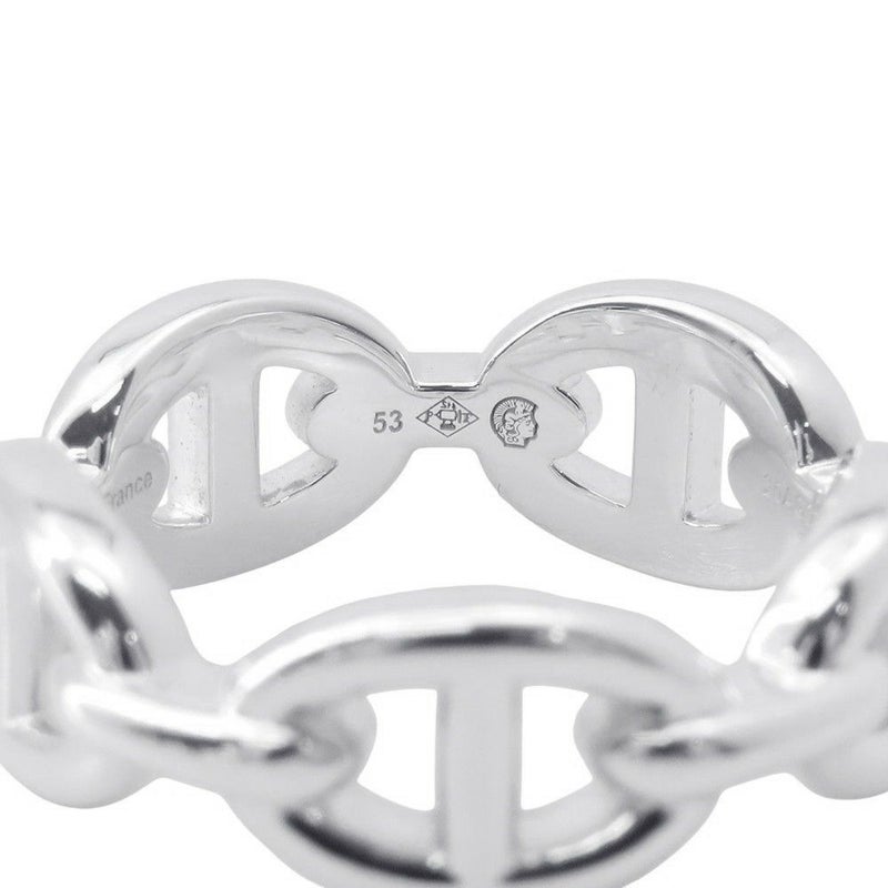 エルメス リング シェーヌダンクル アンシェネPM Enchainee SV925シルバー リングサイズ53 HERMES ジュエリー