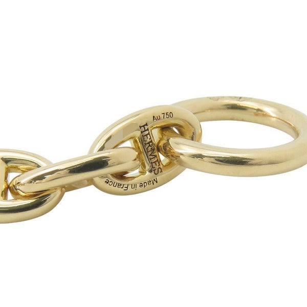 エルメス ブレスレット シェーヌダンクルTPM 26コマ K18YGイエローゴールド HERMES ジュエリー