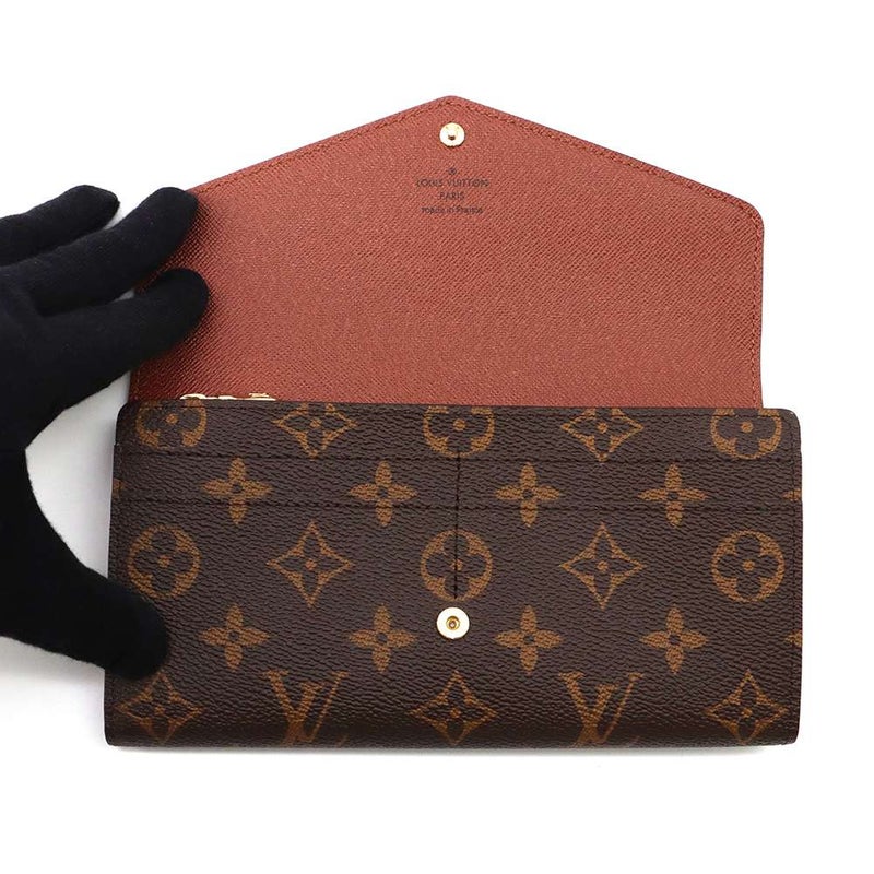 ルイヴィトン 長財布 モノグラム ポルトフォイユ・サラ M60531 LOUIS VUITTON ブラウン