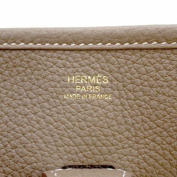 エルメス ショルダーバッグ エブリン3 PM エトゥープ/ゴールド金具 トリヨンクレマンス Y刻印