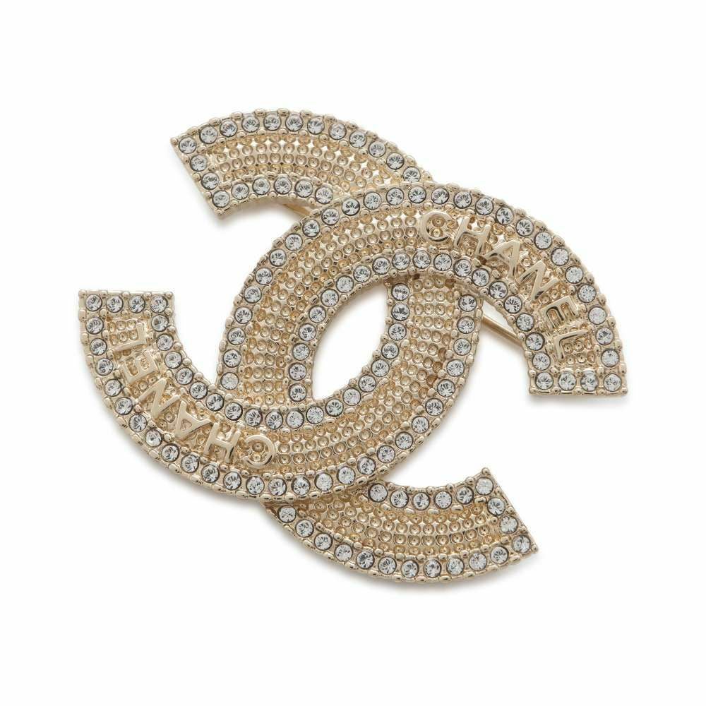シャネル ブローチ ココマーク ラインストーン B23S CHANEL
