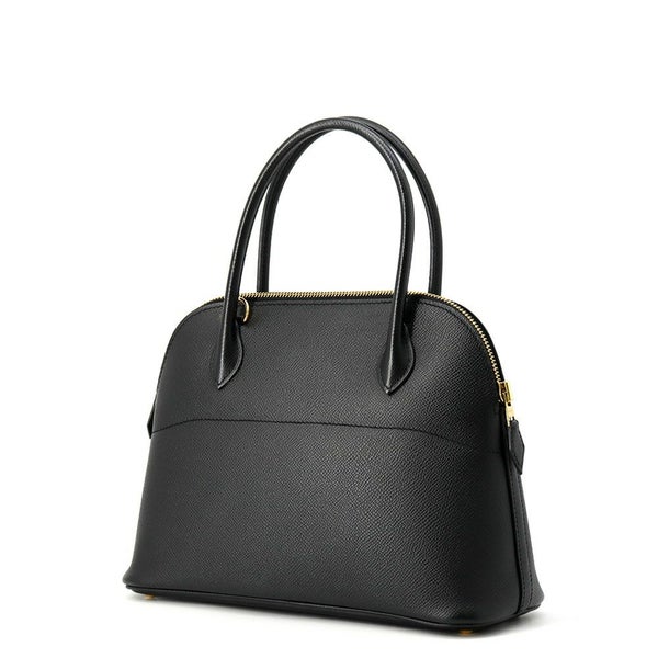 エルメス ハンドバッグ ボリード27 ブラック/ゴールド金具 エプソン C刻印 2wayショルダー 黒