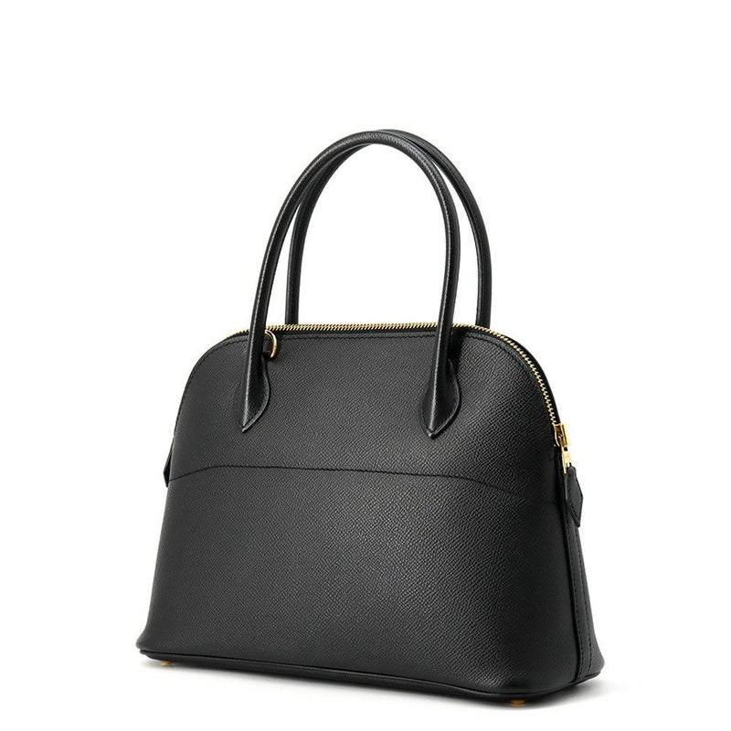 エルメス ハンドバッグ ボリード27 ブラック/ゴールド金具 エプソン C刻印 2wayショルダー 黒