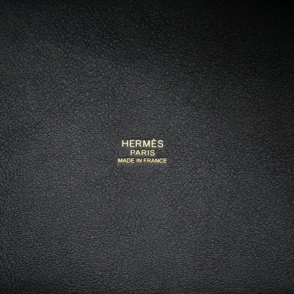 エルメス ハンドバッグ ピコタンロックPM カーゴ ブルーマリン/ブラック/ゴールド金具 トワルゴエラン/スイフト U刻印