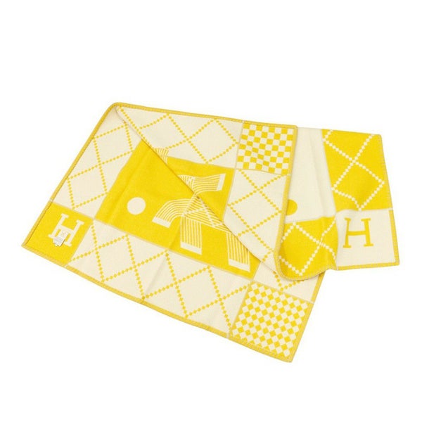 エルメス ブランケット ブレード アヴァロン・アニモ―・ナッテ ウール カシミヤ HERMES 毛布