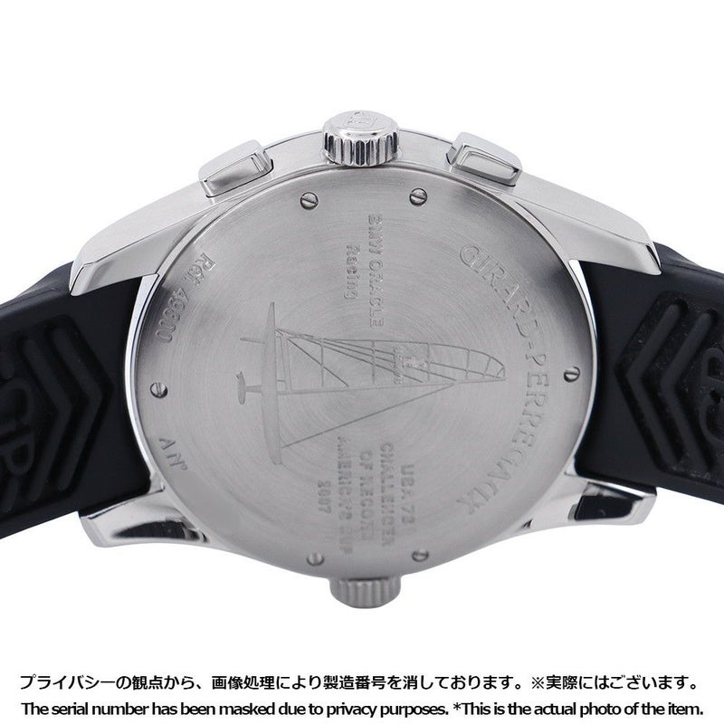 ジラールペルゴ WW.TC ワールドタイム クロノグラフ 49800 GIRARD-PERREGAUX 腕時計 黒文字盤