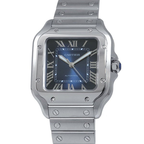 カルティエ サントス ドゥ カルティエ WSSA0063 Cartier 腕時計 ブルー文字盤