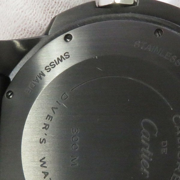 カルティエ カリブル ドゥ カルティエ ダイバー カーボン WCSA0006 Cartier 腕時計 黒文字盤