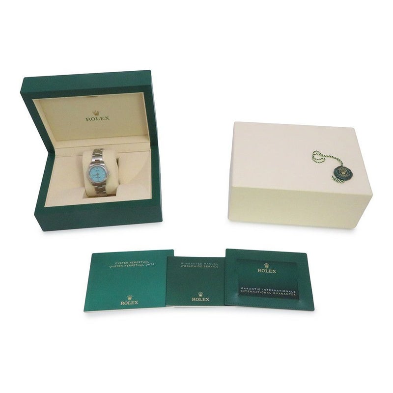 ロレックス オイスターパーペチュアル31 277200 ROLEX 腕時計 レディース ターコイズブルー文字盤