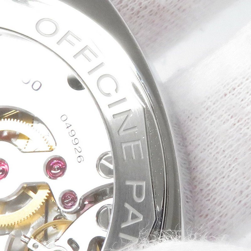 ルミノール マリーナ ロゴ アッチャイオ PAM01005 PANERAI 腕時計 ウォッチ 黒文字盤