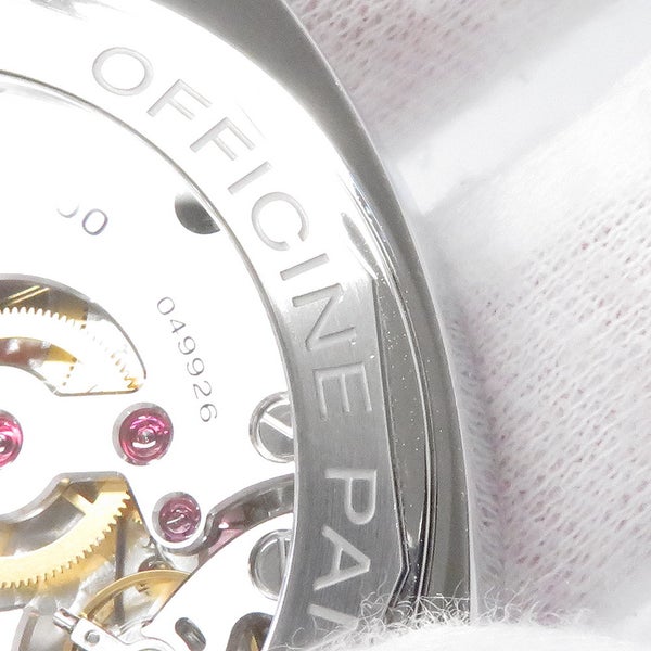 ルミノール マリーナ ロゴ アッチャイオ PAM01005 PANERAI 腕時計 ウォッチ 黒文字盤