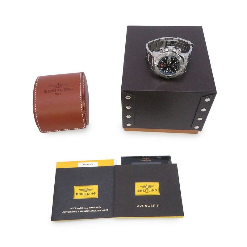 ブライトリング アベンジャー2 クロノグラフ A13381 BREITLING 腕時計 ウォッチ 黒文字盤