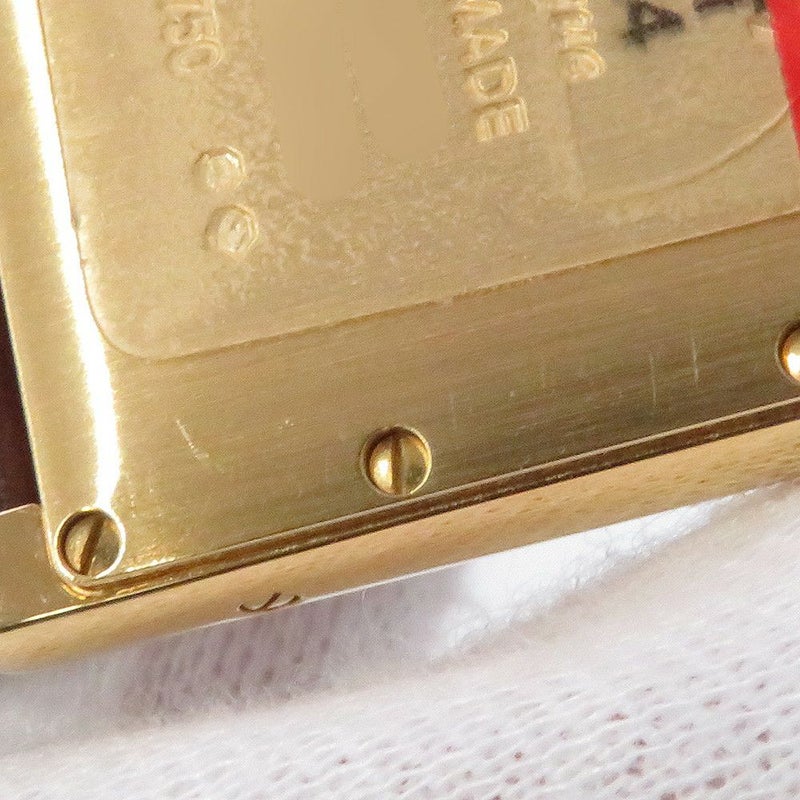 カルティエ タンク ルイ カルティエ LM WGTA0093 Cartier 腕時計 レッド文字盤 クォーツ