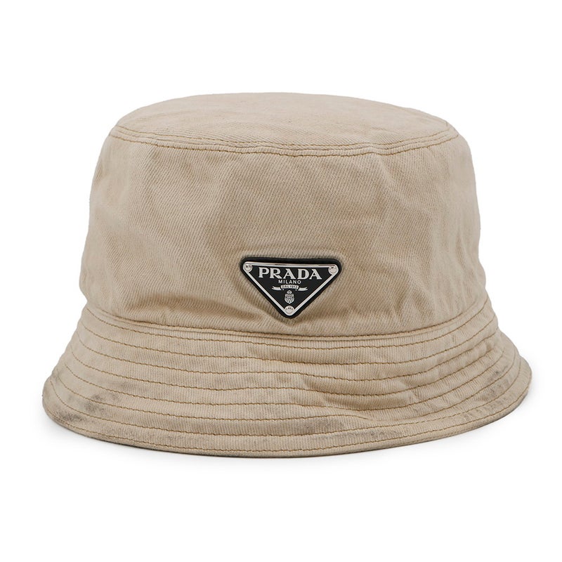 プラダ ハット トライアングルロゴ コットン サイズXL 2HC137 PRADA 帽子