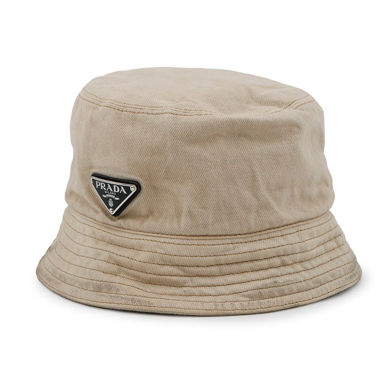 プラダ ハット トライアングルロゴ コットン サイズXL 2HC137 PRADA 帽子