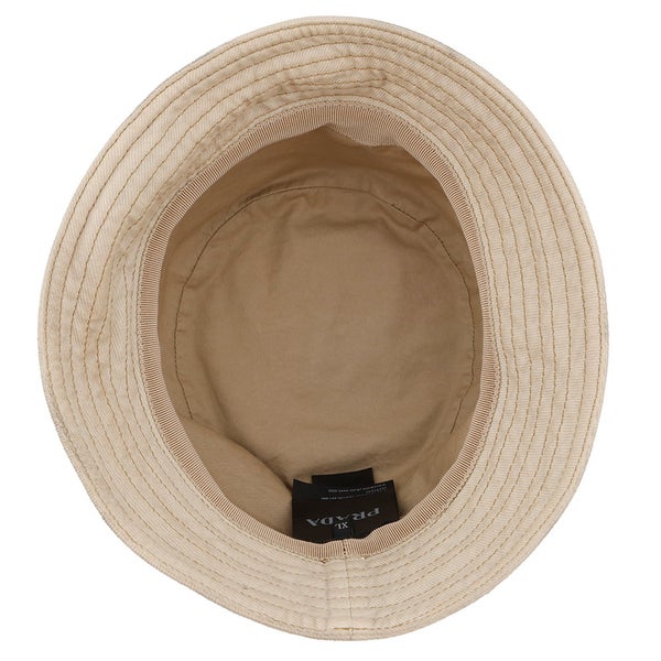 プラダ ハット トライアングルロゴ コットン サイズXL 2HC137 PRADA 帽子