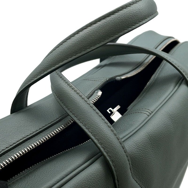 エルメス ブリーフケース ヴィクトリア2 12H ヴェールアマンド/シルバー金具 エバーカラー D刻印  HERMES メンズ