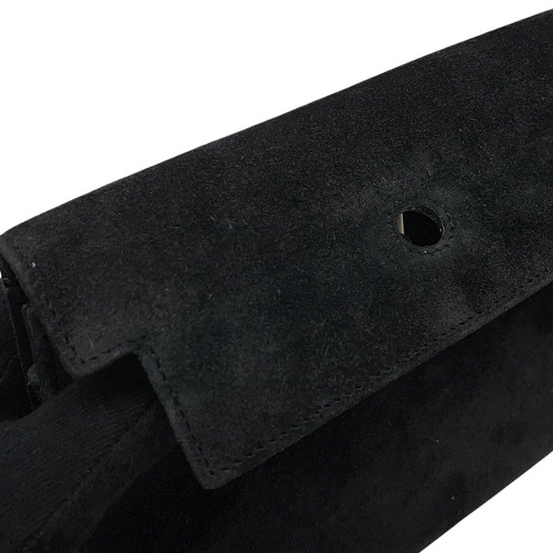 エルメス クラッチ ケリークラッチ ブラック/シルバー金具/ゴールド金具 ドブリス 〇S刻印 黒