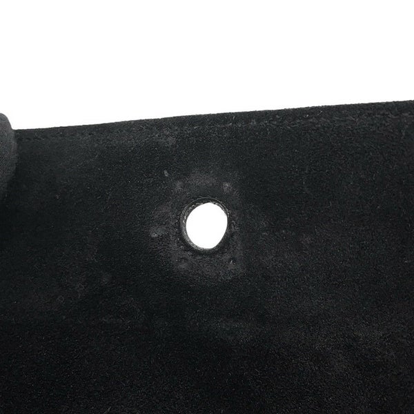 エルメス クラッチ ケリークラッチ ブラック/シルバー金具/ゴールド金具 ドブリス 〇S刻印 黒