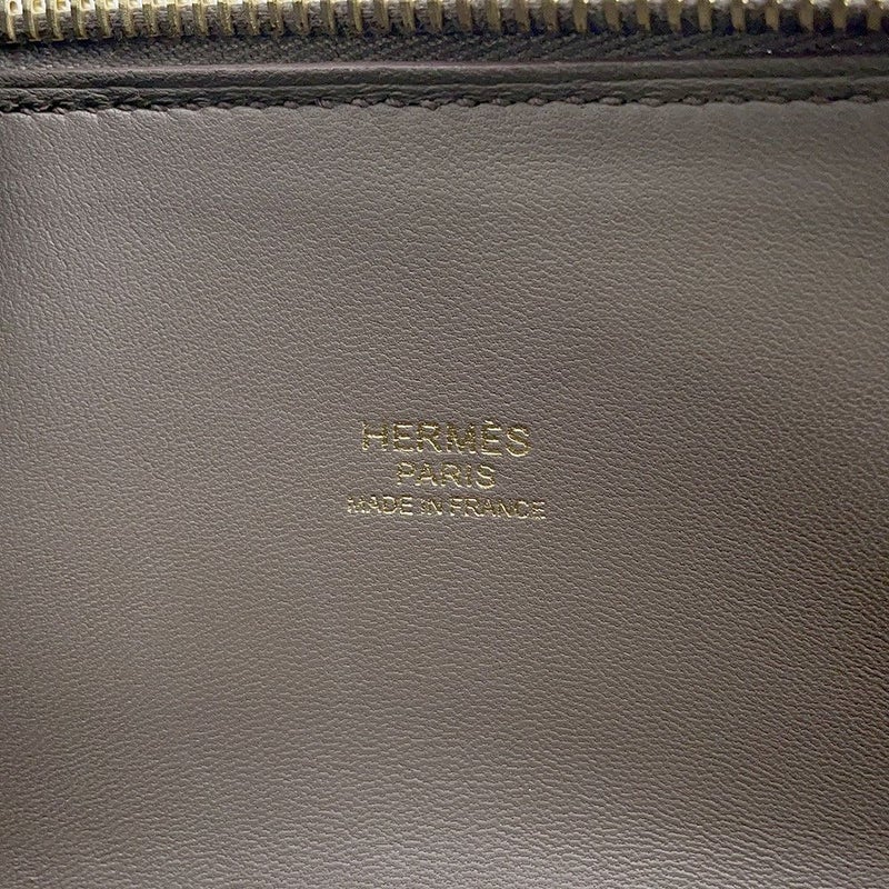 エルメス ハンドバッグ ボリード27 エタン/ゴールド金具 エプソン D刻印 2wayショルダー