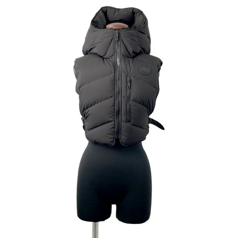 エルメス ダウンベスト セリエ ワッペン ノースリーブダウン レディースサイズ36 HERMES アウター 黒