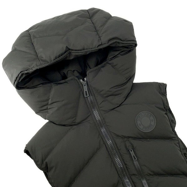 エルメス ダウンベスト セリエ ワッペン ノースリーブダウン レディースサイズ36 HERMES アウター 黒