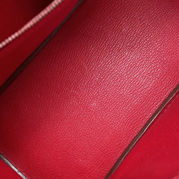 エルメス バーキン25 ルージュモワイヤン/ルテニウム金具 リザード □J刻印 HERMES Birkin ハンドバッグ