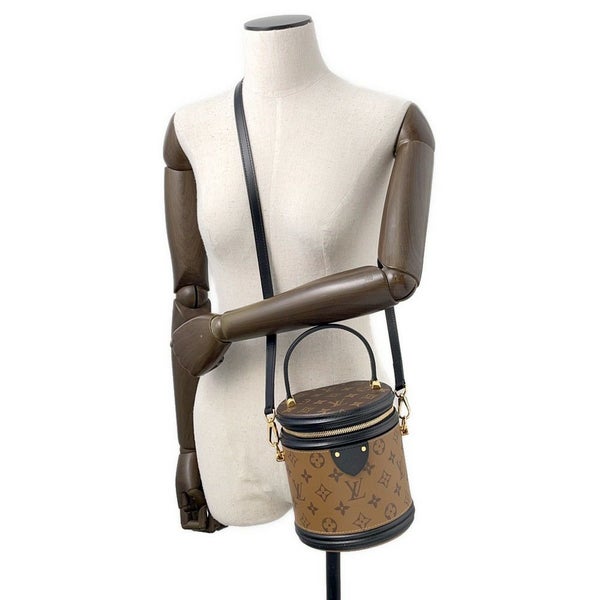 ルイヴィトン ハンドバッグ モノグラム・リバース カンヌ M43986 LOUIS VUITTON 2way バニティバッグ