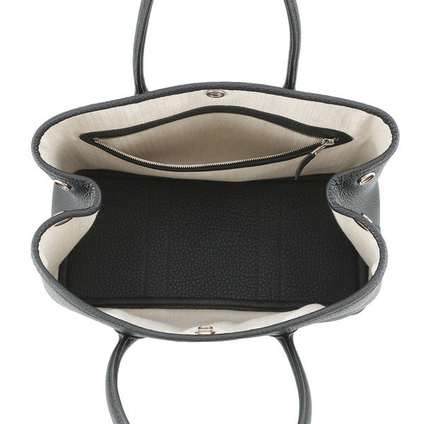 エルメス トートバッグ ガーデンパーティTPM ブラック/シルバー金具 ネゴンダ U刻印 黒