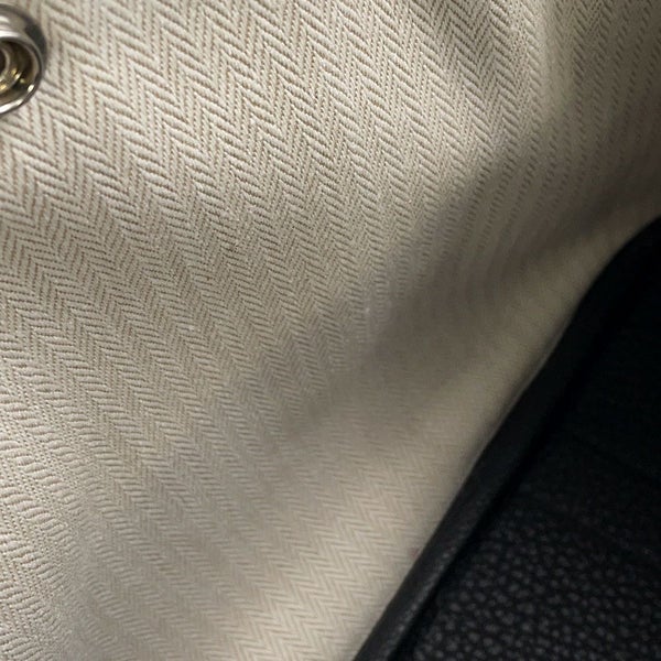 エルメス トートバッグ ガーデンパーティTPM ブラック/シルバー金具 ネゴンダ U刻印 黒