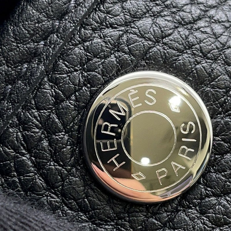 エルメス トートバッグ ガーデンパーティTPM ブラック/シルバー金具 ネゴンダ U刻印 黒