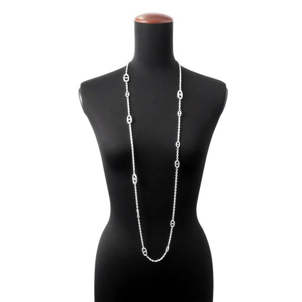 エルメス ネックレス シェーヌダンクル ファランドール サイズ120 SV925シルバー HERMES ジュエリー