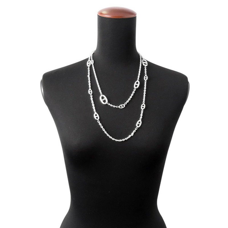 エルメス ネックレス シェーヌダンクル ファランドール サイズ120 SV925シルバー HERMES ジュエリー