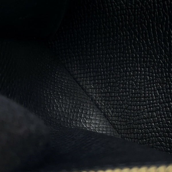 エルメス 二つ折り財布 ベアンコンパクト ブラック/ゴールド金具 エプソン W刻印 HERMES 財布 黒