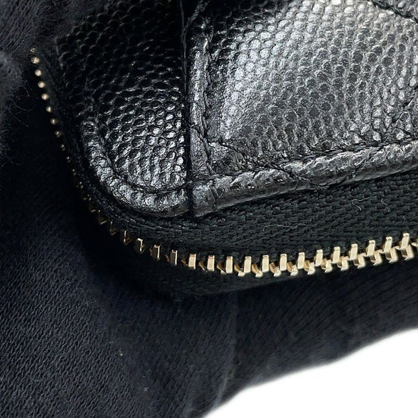 シャネル コインケース ココマーク ジップ コインパース キャビアスキン AP3686 CHANEL 財布 黒