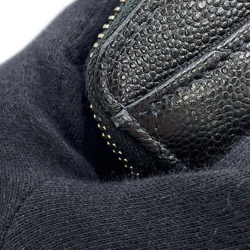 シャネル コインケース ココマーク ジップ コインパース キャビアスキン AP3686 CHANEL 財布 黒