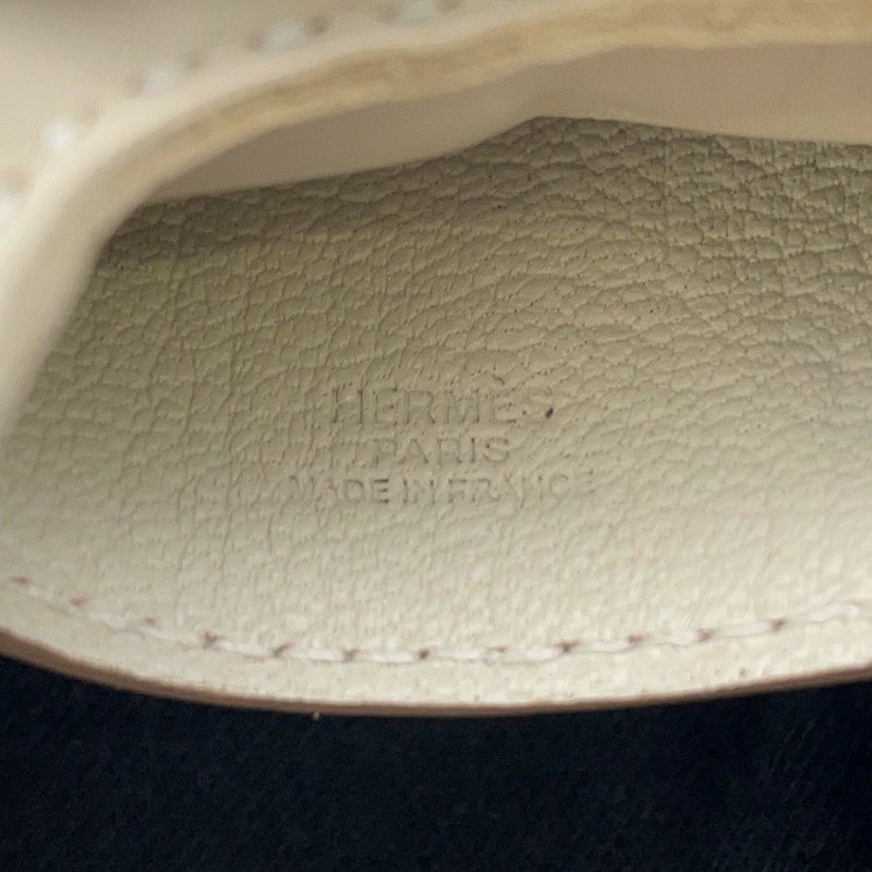 エルメス バッグチャーム ロデオPM ロベオ ロック クレ/シルバー金具 ラムスキン K刻印