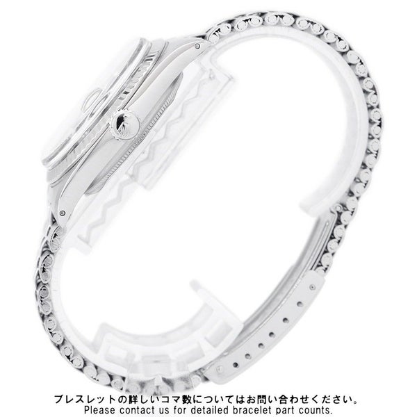 ロレックス デイトジャスト 32番 SS/K18WG 1601 ROLEX 腕時計 グレー文字盤