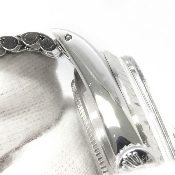 ロレックス デイトジャスト 32番 SS/K18WG 1601 ROLEX 腕時計 グレー文字盤