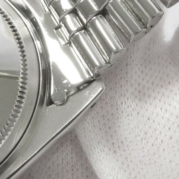ロレックス デイトジャスト 32番 SS/K18WG 1601 ROLEX 腕時計 グレー文字盤