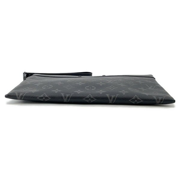 ルイヴィトン クラッチバッグ モノグラム・エクリプス ポシェット・トゥ・ゴー M81569 LOUIS VUITTON メンズ 黒