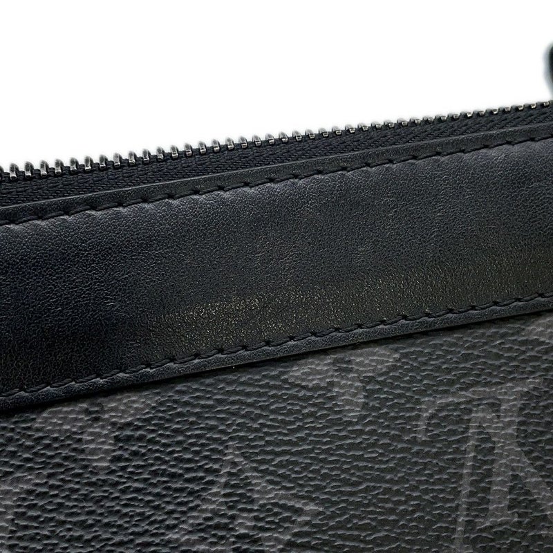 ルイヴィトン クラッチバッグ モノグラム・エクリプス ポシェット・トゥ・ゴー M81569 LOUIS VUITTON メンズ 黒