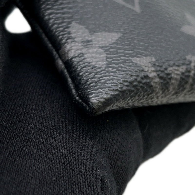 ルイヴィトン クラッチバッグ モノグラム・エクリプス ポシェット・トゥ・ゴー M81569 LOUIS VUITTON メンズ 黒