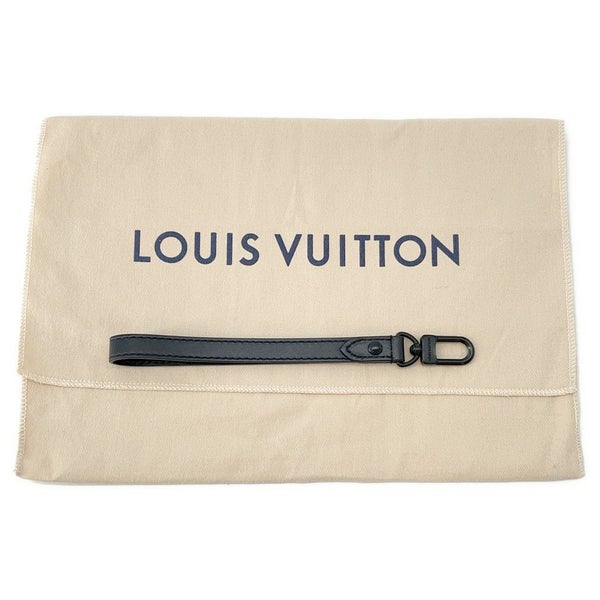 ルイヴィトン クラッチバッグ モノグラム・エクリプス ポシェット・トゥ・ゴー M81569 LOUIS VUITTON メンズ 黒