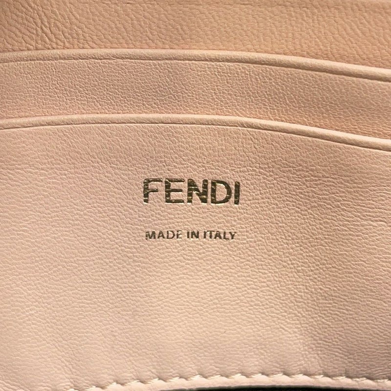 フェンディ チェーンショルダーバッグ ミニバゲット レザー 8BR793 FENDI バイカラー 2way
