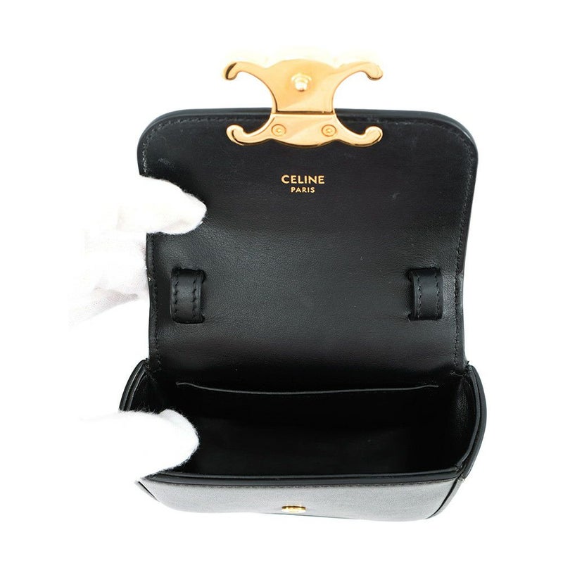 セリーヌ ショルダーバッグ ミニ クロード トリオンフ 10I513 CELINE ミニバッグ 黒