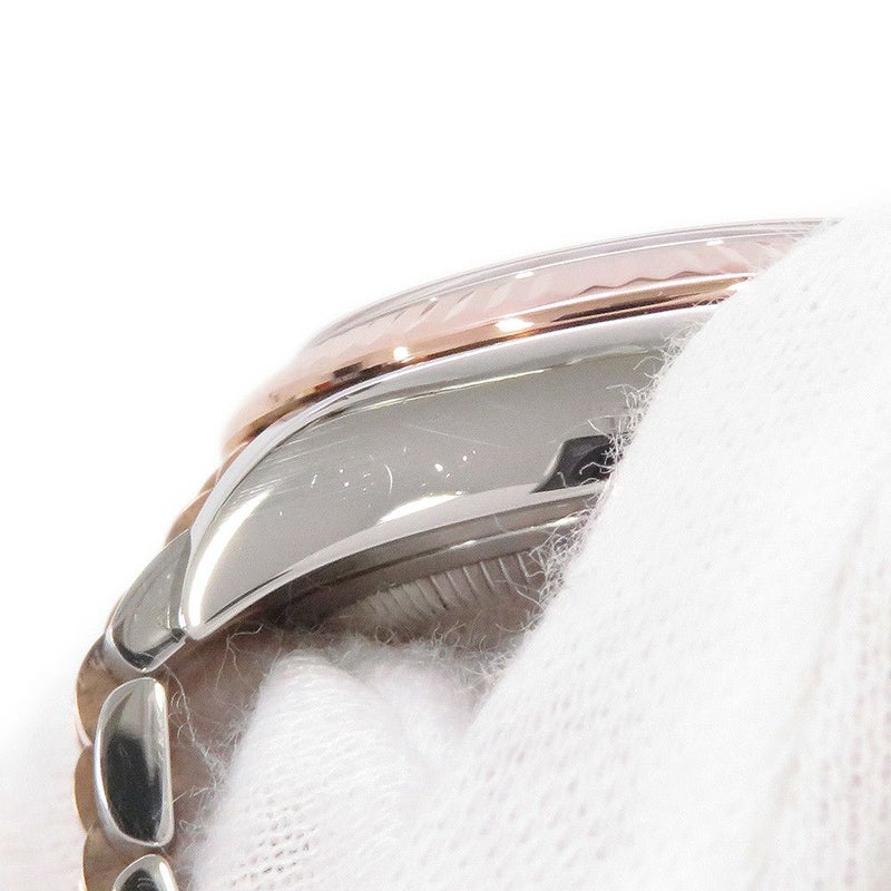 ロレックス レディ デイトジャスト 279171G ランダムシリアル ルーレット 10Pダイヤ オーベルジーヌ文字盤